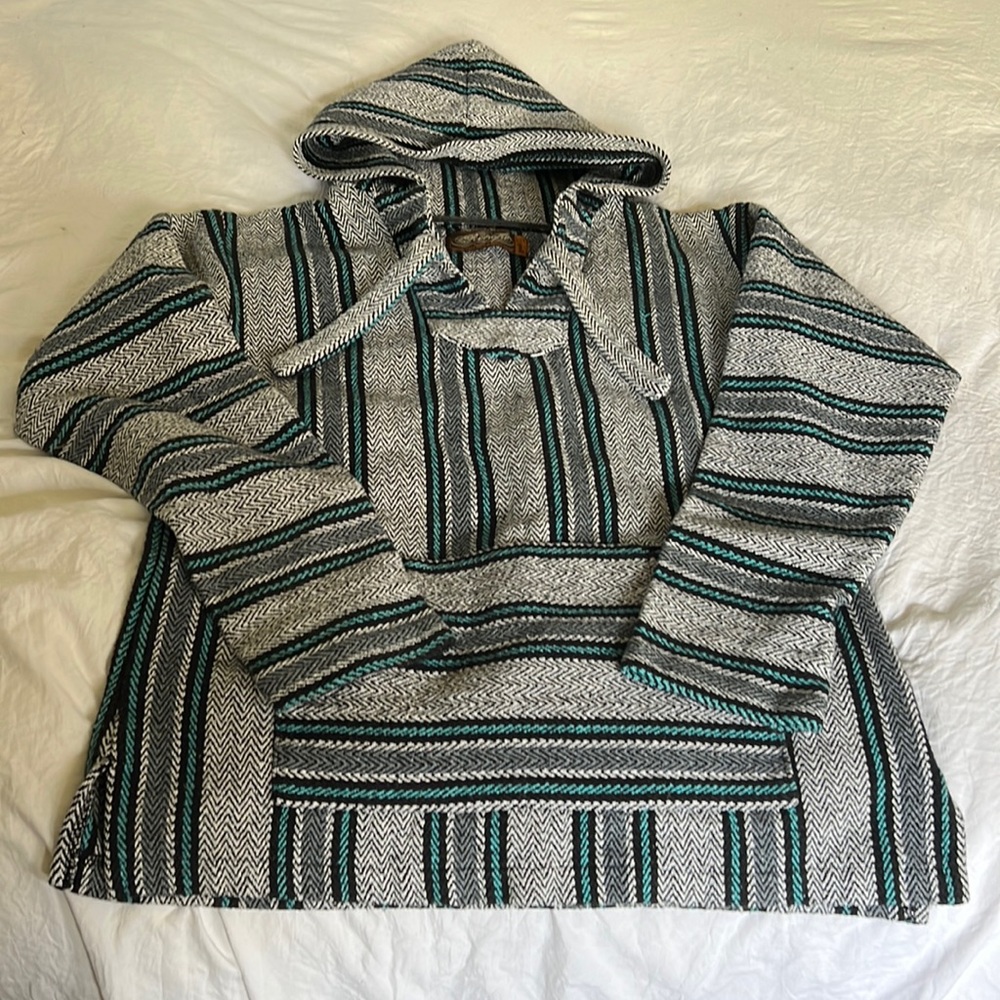 Black and Blue Hoodie